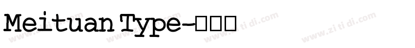 Meituan Type字体转换